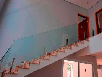 Torre Inox para Guarda Corpo de Vidro